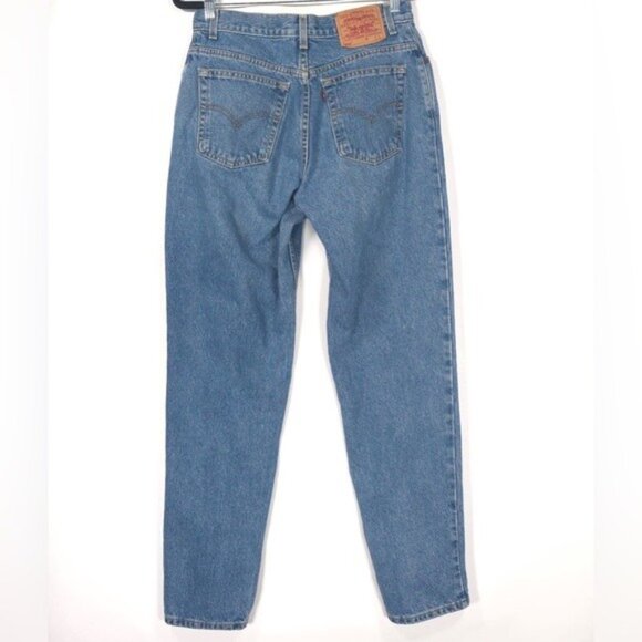 LEVI’S VINTAGE 550 RELAXED FIT TAPERED LEG Size 12 MIS L Women’s 100% Cotton - Picture 2 of 12